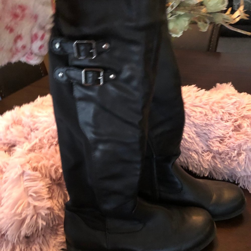 FINAL SALE SBICCA BLACK BOOTS $13